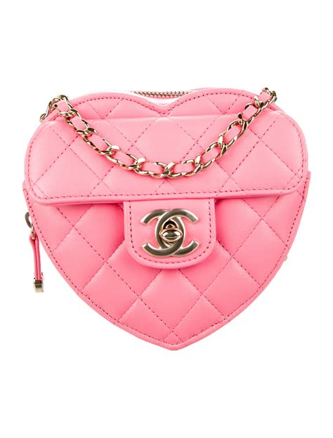 chanel heart bag price pink|Chanel heart bag 2022.